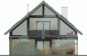 Projekt domu jednorodzinnego Rocco G1 - elewacja 4