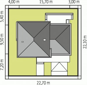 Usytuowanie budynku Rodrigo G2 Leca® DOM