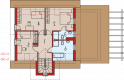 Projekt domu jednorodzinnego Sebastian G1 - poddasze