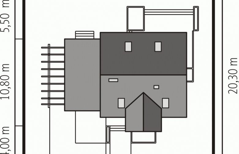 Projekt domu jednorodzinnego Sebastian G1 - Usytuowanie