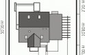 Projekt domu jednorodzinnego Sebastian G1 - usytuowanie - wersja lustrzana