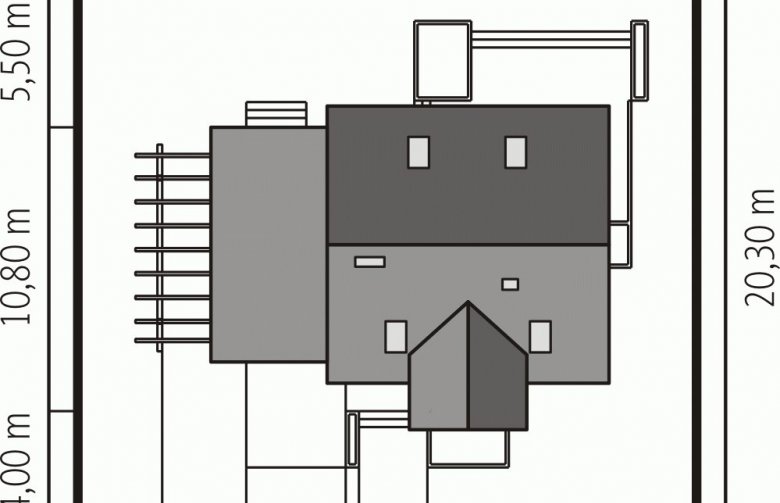 Projekt domu jednorodzinnego Sebastian II G1 - Usytuowanie