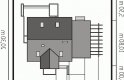 Projekt domu jednorodzinnego Sebastian II G1 - usytuowanie - wersja lustrzana