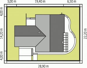 Usytuowanie budynku Selena G2