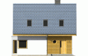 Projekt domu jednorodzinnego Syrenka - elewacja 1