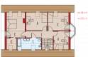 Projekt domu jednorodzinnego Syrenka G1 - poddasze