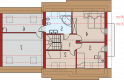 Projekt domu wielorodzinnego Śnieżynka IV G2 - poddasze