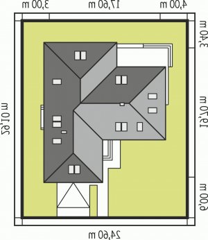 Usytuowanie budynku Teo G2 w wersji lustrzanej