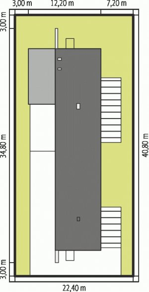 Usytuowanie budynku Terenia G1