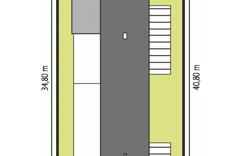 Projekt domu dwurodzinnego Terenia G1 - Usytuowanie