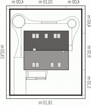 Usytuowanie budynku Tim w wersji lustrzanej