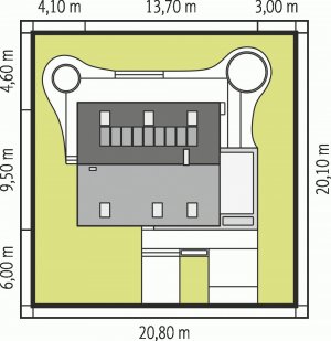 Usytuowanie budynku Tim II G1