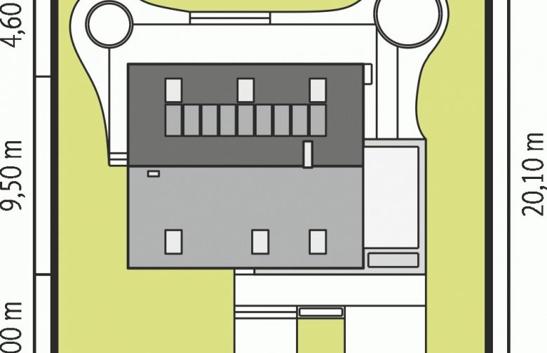 Projekt domu wielorodzinnego Tim II G1 - Usytuowanie