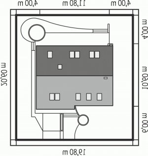 Usytuowanie budynku Tolek II G1 w wersji lustrzanej