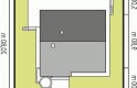 Projekt domu dwurodzinnego Tori III - usytuowanie - wersja lustrzana