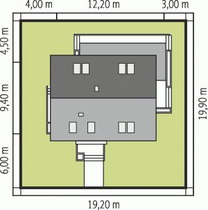 Usytuowanie budynku Liv 1 Leca® DOM