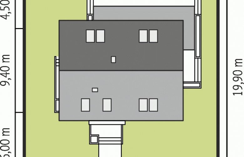 Projekt domu wielorodzinnego Liv 1 Leca® DOM - Usytuowanie