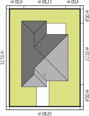 Usytuowanie budynku Wiktoria w wersji lustrzanej