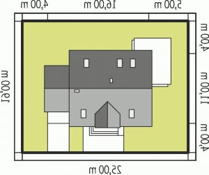 Usytuowanie budynku Wisienka G1 w wersji lustrzanej