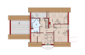Projekt domu parterowego Wisienka G2 - poddasze