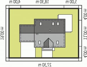 Usytuowanie budynku Wisienka G2 w wersji lustrzanej