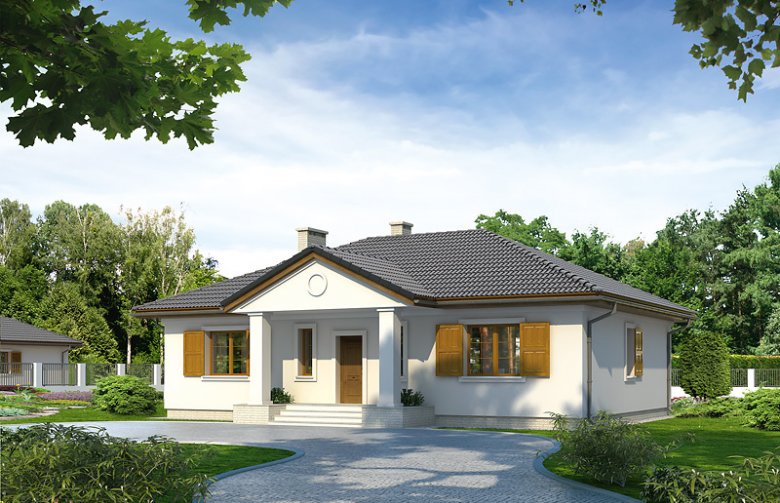 Projekt domu tradycyjnego Borówka 2