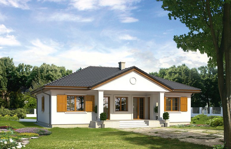 Projekt domu tradycyjnego Borówka 2