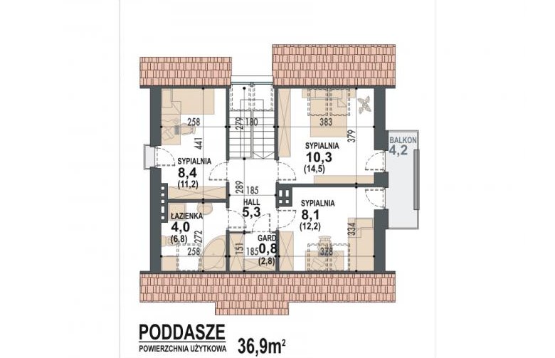 Projekt domu wielorodzinnego Miki - 