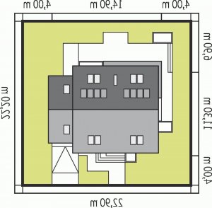 Usytuowanie budynku Edi II G1 w wersji lustrzanej