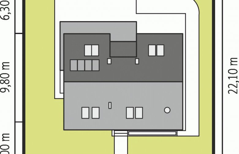 Projekt domu wielorodzinnego Katja - Usytuowanie