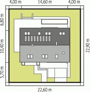 Usytuowanie budynku Liv 5 G1