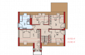 Projekt domu wielorodzinnego Liv 6 G1 - poddasze
