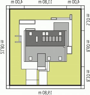 Usytuowanie budynku Liv 6 G1 w wersji lustrzanej