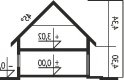 Projekt domu wielorodzinnego Liv 6 G1 - przekrój 1