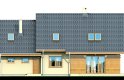 Projekt domu jednorodzinnego Kendra 2M - elewacja 3