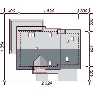 Usytuowanie budynku Kendra 2M