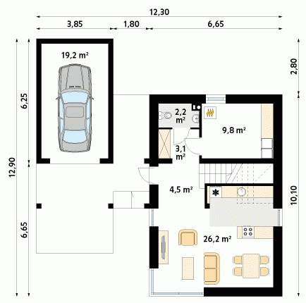 Rzut projektu Teo 2