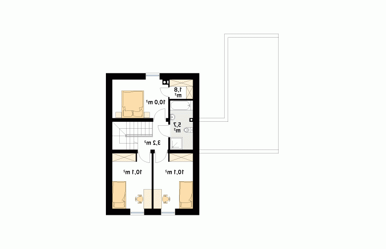 Projekt domu tradycyjnego Teo 3 - 