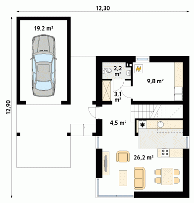 Rzut projektu Teo 4