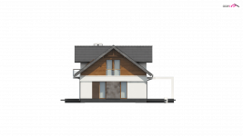 Elewacja projektu Z247 - 2 - wersja lustrzana