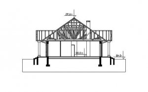 Przekrój projektu Aleksandria w wersji lustrzanej