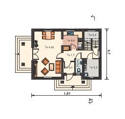 PARTER Antałek Beta - wersja lustrzana