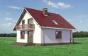 Projekt domu wielorodzinnego Borówka - elewacja 3