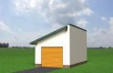 Projekt domu energooszczędnego Garaż 07 - elewacja 1