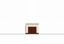 Elewacja projektu Garaż 08 - 4 - wersja lustrzana