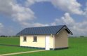 Projekt domu energooszczędnego Garaż 11 - elewacja 3