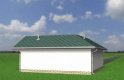 Projekt domu energooszczędnego Garaż 18 - elewacja 3
