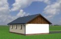 Projekt domu energooszczędnego Garaż 20 - elewacja 3