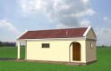 Projekt domu energooszczędnego Garaż 28 - elewacja 2