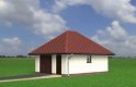 Projekt domu energooszczędnego Garaż 29 - elewacja 4